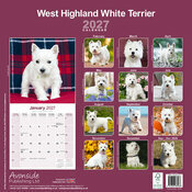 Calendrier papier Westie 2027