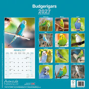 Calendrier 2027 Oiseaux Perruche Calendrier 2027 papier Perruche Ondulées