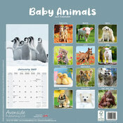 Calendrier 2027 Papier B�b�s Animaux Mignons