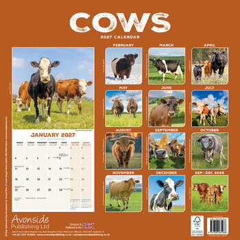 Calendrier 2027 Vache