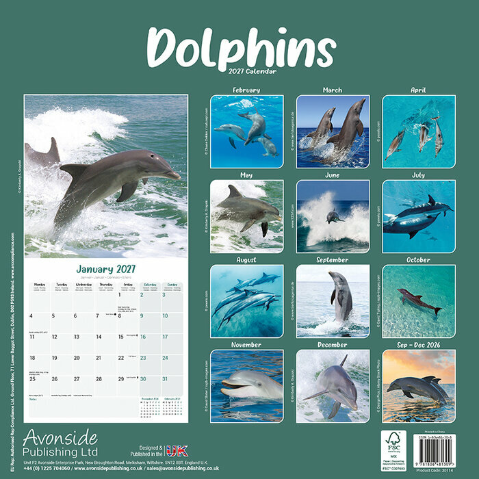 Calendrier 2027 Dauphin Calendrier Papier 2027 Dauphin