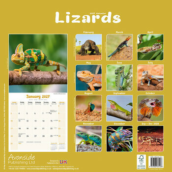 Calendrier 2027 L&eacute;zard