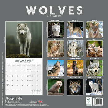 Calendrier 2027 Loup