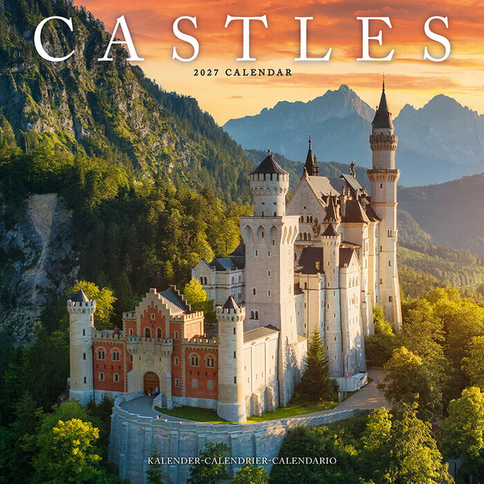 Calendrier 2027 papier Chateaux