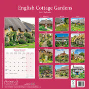 Calendrier 2027 Maison et Jardin de Campagne Anglaise Calendrier papier 2027 Campagne Anglaise