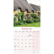 Calendrier 2027 Maison et Jardin de Campagne Anglaise Calendrier 2027 Campagne Anglaise