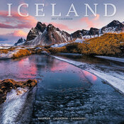 Calendrier 2027 Islande Calendrier 2027 mural Islande Cascade