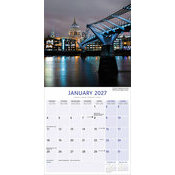 Calendrier 2027 mural Londres