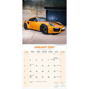Calendrier 2027 Porsche Voiture
