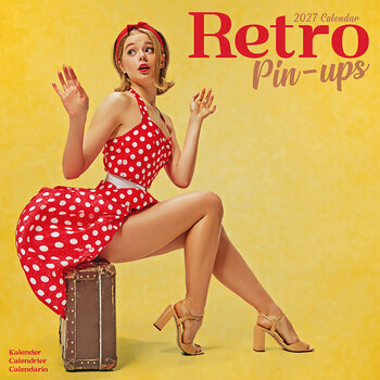 Calendrier 2027 R&eacute;tro Pin-up Sexy Femme