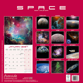Calendrier 2027 Espace