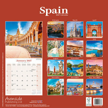 Calendrier 2027 Espagne