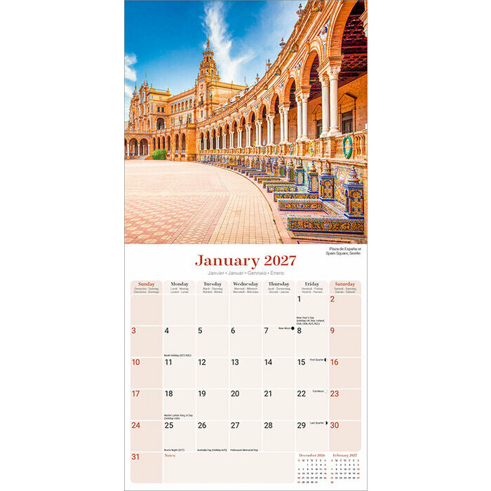 Calendrier 2027 Espagne Calendrier Mural 2027 Espagne