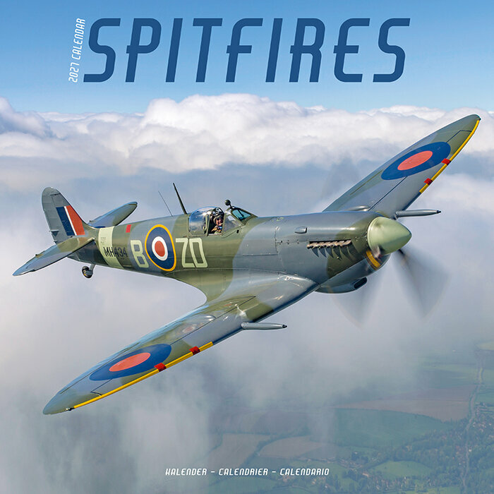 Calendrier 2027 Avion Militaire Spitfire Calendrier 2027 mural Avion militaire