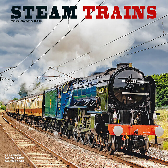 Calendrier mural Locomotive � Vapeur 2027