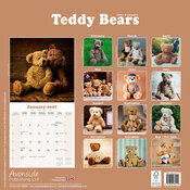 Calendrier 2027 papier Oursons Peluches R�tro