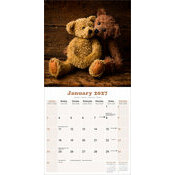 Calendrier 2027 Oursons Peluches R�tro