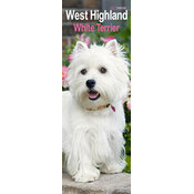 Calendrier Etroit Slim 2027 West Highland Terrier Calendrier Slim Westie 2027
