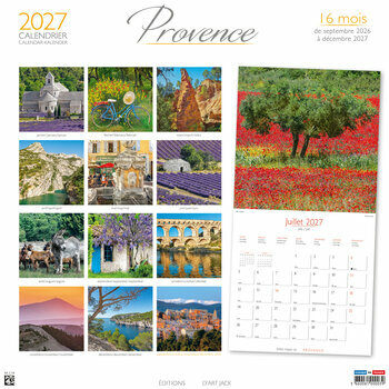 Calendrier 2027 Provence Abbaye de Senanque