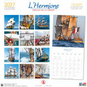 Calendrier Mural 2027 L'hermione