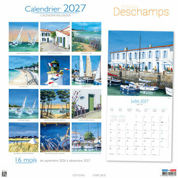 Calendrier 2027 Charente Maritime l'Ile de R&eacute; par Philippe Deschamps