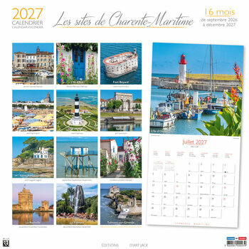 Calendrier 2027 Les Plus Beaux Sites de Charente Maritime