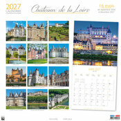 Calendrier Mural 2027 Ch�teaux de la Loire France