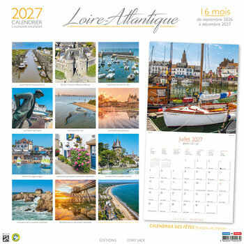 Calendrier 2027 D&eacute;partement Loire Atlantique 