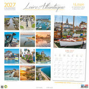 Calendrier mural 2027 Loire Atlantique port plage