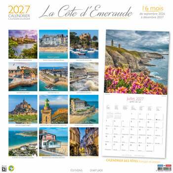 Calendrier 2027 C&ocirc;te d'Emeraude