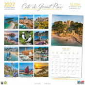 Calendrier Mural 2027 C�te de Granit Rose bateaux