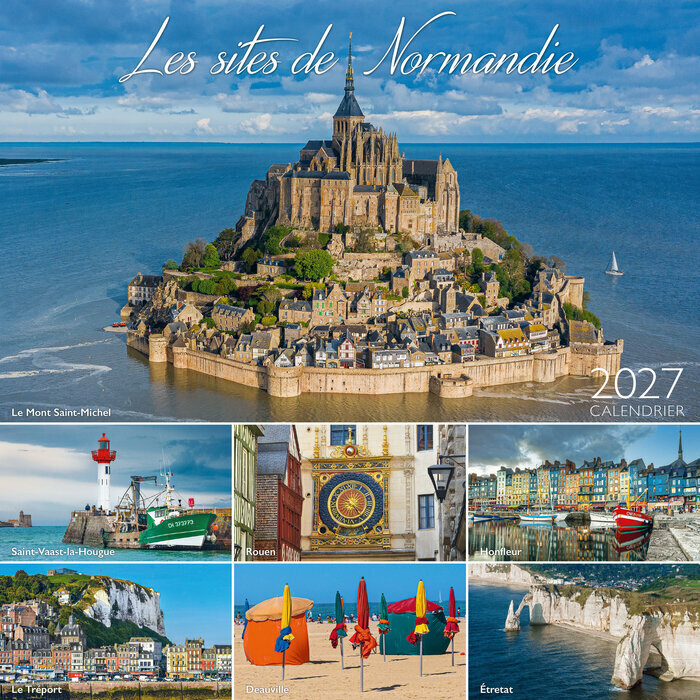 Calendrier Mural 2027 Normandie Mont Saint Michel