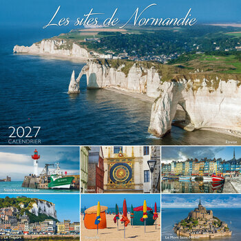 Calendrier 2027 Les Sites de Normandie Falaises Etretat