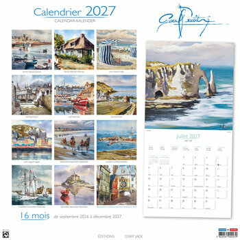 Calendrier 2027 Pascal Benoit Normandie Honfleur