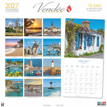 Calendrier 2027 Vend&eacute;e Port Sables d'Olonne