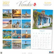 Calendrier Vend�e 2027 Ile de r� Phare C�te Atlantique