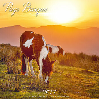 Calendrier 2027 Pays Basque Cheval Pottok