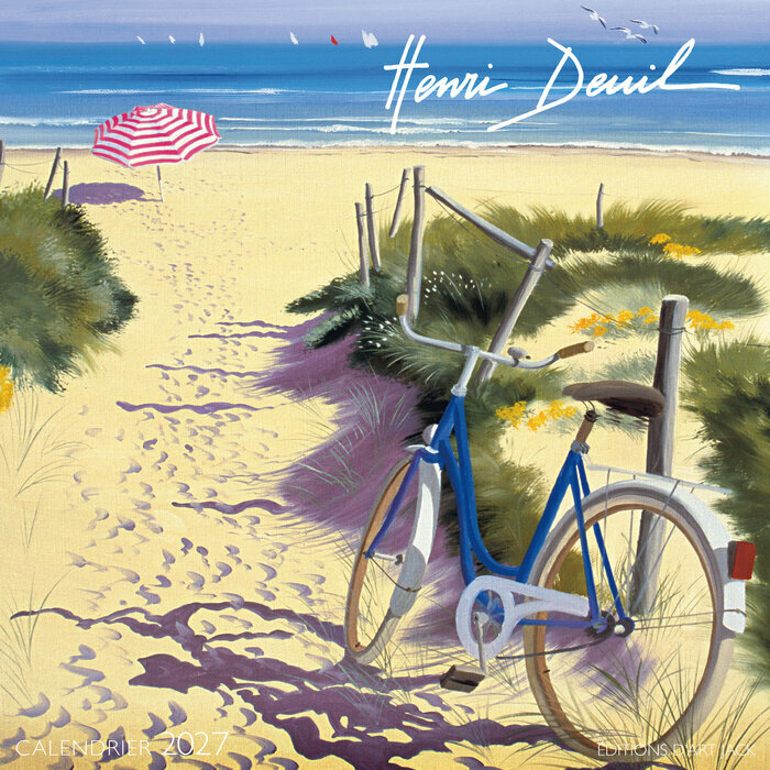 Calendrier Mural 2027 Henri Deuil Plage v�lo
