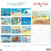 Calendrier Mural 2027 Cambier aquarelle