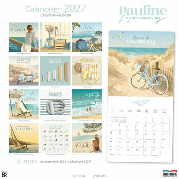 Calendrier 2027 Balade &agrave; la Plage - Pauline Launay