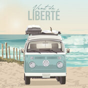 Calendrier Mural 2027 Balade � la plager - Pauline Launay