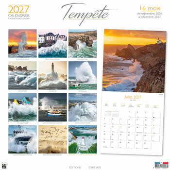 Calendrier 2027 Temp&ecirc;te - Phlippe Plisson