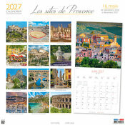 Calendrier 2027 Sites Villes des Provence 
