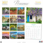Calendrier Provence Coquelicots Pont du Gard 2027