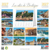 Calendrier Chevalet 2027 Les Plus Beaux Sites de Bretagne Calendrier Chevalet 2027 Sites de Bretagne