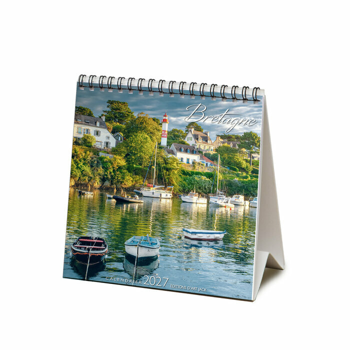 Calendrier Chevalet Calendrier Chevalet 2027 Les Plus Beaux Sites de Bretagne Bretagne Port de Pêche Calendrier Chevalet 2027 Côte Bretonne