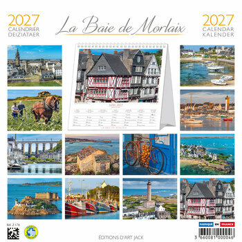 Calendrier Chevalet 2027 La Baie de Morlaix
