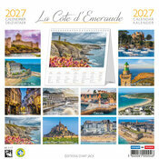 Calendrier Chevalet 2027 La Côte d'Emeraude Calendrier Chevalet Saint Malo 2027