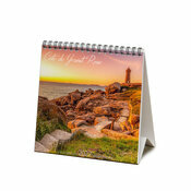 Calendrier Chevalet 2027 La Côte de Granit Rose Calendrier Chevalet 2027 Mural Granit Rose