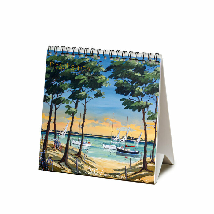 Calendrier Chevalet 2027 Ile de Ré par Philippe Deschamps Calendrier Chevalet Ile de Ré 2027